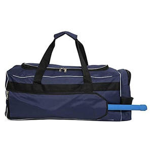 Bolsa Deportiva TITAN TREAD WEAR Azul Marino con Ribete Negro y Bolsillos Laterales, Gran Capacidad, para Viajes, Gimnasio y Deportes, Modelo TTW-SB-0001 - Product Image 1