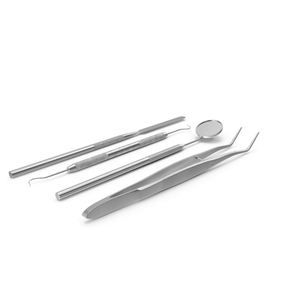 Juego de 3 Herramientas de Diagnóstico Odontológico, Kit Básico de Exploración, Sondas y Escalador, MÁS VENDIDO - Product Image 1