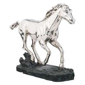 Figurine de cheval en aluminium royal pour la décoration de table de salon, avec un savoir-faire détaillé et un style élégant - Product Image 4