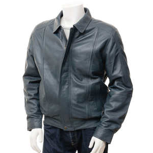 Chaqueta de Cuero de Invierno para Hombre, Personalizada, de Alta Calidad, Cálida, con Bolsillos, Transpirable, Resistente al Viento e Impermeable, Estilo Urbano a la Moda - Product Image 1