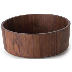 Bol en bois massif multifonctionnel, idéal pour les salades et le service des aliments, bol en bois fait main, personnalisable, nouveauté pour la vaisselle de cuisine - Product Image 6