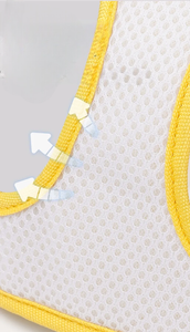 Adjustable Nylon <b>Dog</b> Harness Teal Yellow Buckle Closure Simple Style for Small <b>Dogs</b> - Product Image 3