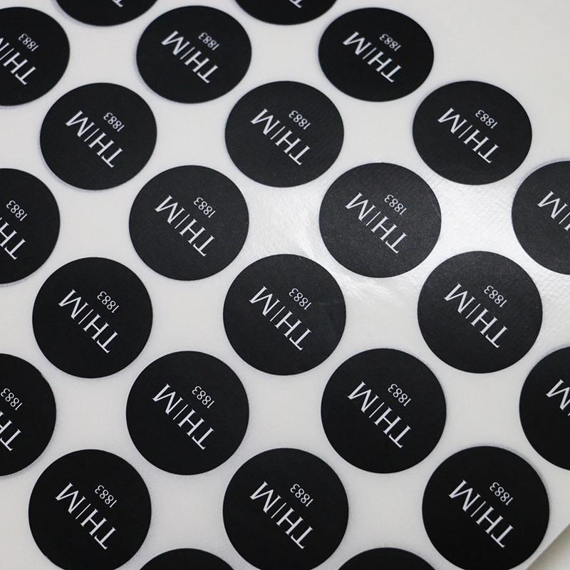 Adhesive Paper Label Sticker Custom Printed Vinyl Roll Bottle Packaging Label