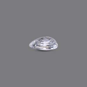 Lab Created White Zircon 3 Carat Brilliant Cut Loose Gemstone for Fine Jewelry - Product Image 3