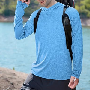 Sudadera con Capucha para Pesca, Diseño 2026, para Hombre, Spandex/Poliéster, Secado Rápido, UPF 50, Ligera, con Logotipo Personalizado, Gran Venta - Product Image 3