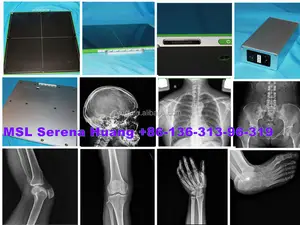 เครื่องตรวจจับแบบแบน17*17 xray แบบไร้สาย