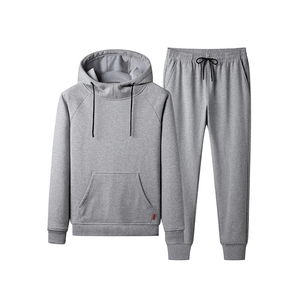 Custom High Quality Lightweight Acid Wash Autumn Cotton Sweatsuit Men Sportswear Tracksuit Hoodies Jogger Set Heavyweight - Product Image 3