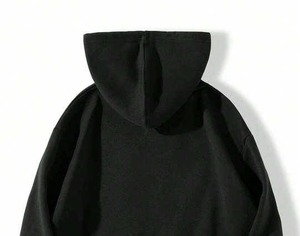 Sudadera con capucha vintage de diamantes de imitación para hombre, estilo urbano de invierno, corte oversize, pesada, con cremallera - Product Image 6