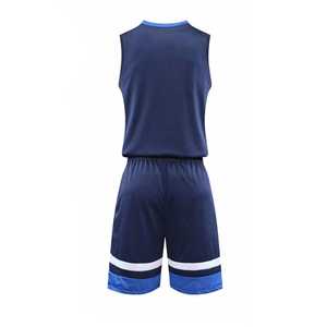 Conjunto de Uniforme de Baloncesto Personalizado, Camiseta sin Mangas con Cuello en V y Pantalones Cortos, 100% Poliéster, Absorbe la Humedad, Unisex, para Adultos, Todas las Temporadas - Product Image 3
