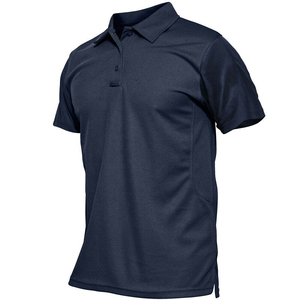 <b>Classic</b> Polo Shirt Cotton Mens Short Sleeve Custom Printing Embroidered Logo Luxury Slim Fit Pima Cotton Polo - Product Image 3