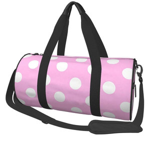 Canvas Duffel Bag Customized Large Capacity Durable Travel Sport Outdoor Closure Zipper Duffle Bags with <b>Adjustable</b> <b>Strap</b> - Product Image 1