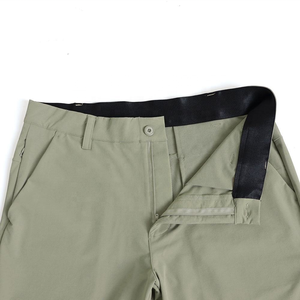 Shorts Bermuda Homme Noirs 100% Coton Taille Mi-Haute Style Décontracté avec Poches Fermeture à Cordon Couleur Unie Tissu Tissé Séchage Rapide - Product Image 5