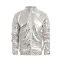 Veste coupe-vent en toile de haute qualité avec logo personnalisé, col montant, automne-hiver, unisexe, mode, coupe-vent