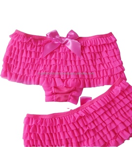 กางเกงในผู้หญิงไซส์ใหญ่แบบเซ็กซี่หลายชั้นผ้าตาข่ายระบายขอบลูกไม้ ไซส์ S-2XL ชุดชั้นในสุดฮอต กางเกงขาสั้นลูกไม้รักษ์โลก - Product Image 2