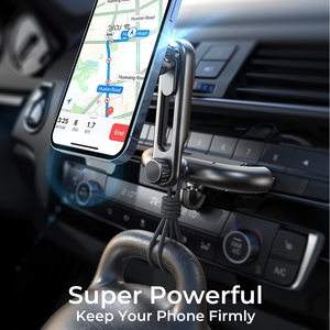 Soporte de teléfono con ranura para <span class=keywords><strong>CD</strong></span> magnética LISEN OEM para Magsafe Car <span class=keywords><strong>Mount</strong></span> Cradle para uso manos libres de vehículos con iPhone 16 Pro Max Plus - Product Image 4