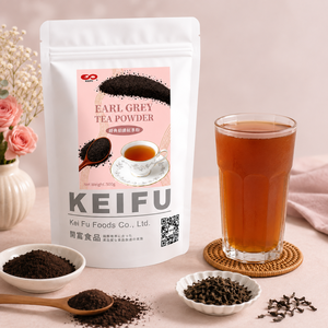 Té Negro Earl Grey en Polvo KEI FU 100g para Té de Burbujas o Repostería - Product Image 5