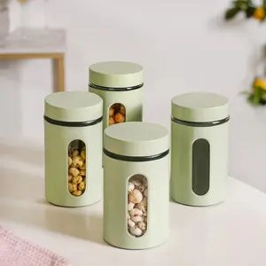 Recipiente Metálico Decorativo de Diseño de Lujo en Oferta, con Diseño Impreso, para Almacenamiento en el Hogar y la Cocina, para Exportación - Product Image 4