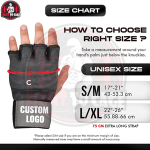 Muñequeras con absorción de impactos y almohadillas de gel para boxeo, MMA, Muay Thai, Kickboxing y entrenamiento. - Product Image 4