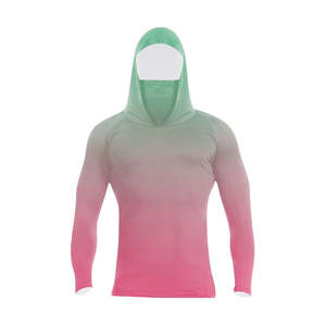 Ropa de Pesca para Exteriores, Camisas con Capucha, Impresión por Sublimación, Manga Larga, Protección Solar UPF50+, Poliéster - Product Image 2