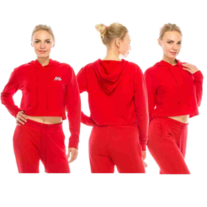 Sudadera con capucha larga informal de algodón de alta calidad para mujer, sudadera modesta con estampado de logotipo personalizado y cuello con capucha de invierno - Product Image 1