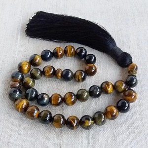 Tasbeeh de Ojo de Tigre de Alta Calidad con 33 Cuentas de Cristal, Pulido a Mano, Tema de Amor, para Decoración del Hogar, Venta al Por Mayor - Product Image 3