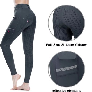 Leggings de Equitación para Mujer, Diseño OEM, Tallas Grandes, Pantalones Deportivos para Montar a Caballo, Equipo Ecológico y Sostenible - Product Image 5