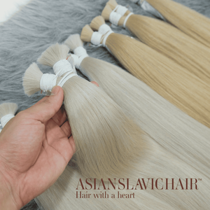 Pelucas de cabello humano 100% premium, cabello asiático eslavo, súper liso y sedoso, de primera calidad, proveedores de cabello real vietnamita - Product Image 6