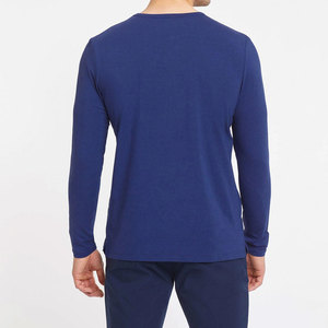 Camiseta Informal Cómoda de Manga Larga 100% Algodón para Hombre, Tela Suave, Corte Regular, Personalizada - Product Image 2