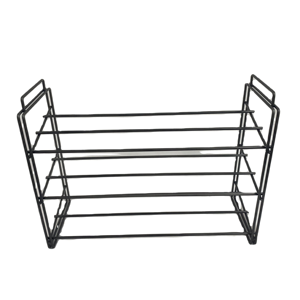 Étagère de rangement en métal non pliable de moyenne capacité pour porte-bouteilles de vin - Product Image 2