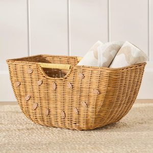 Cesta de Almacenamiento de Juguetes de Ratán Tejida a Mano con Diseño de Sandía, Muebles para Cuarto de Niños, Contenedor de Juguetes para Niños, Venta al por Mayor - Product Image 1