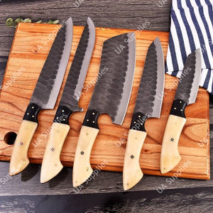 Juego de Cuchillos de Cocina Hechos a Mano de Acero Inoxidable 12C27, Afilados, de Espiga Completa y Ligeros, Ideales para Tareas Diarias de Cocina - Product Image 2