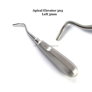Ensemble de 3 élévateurs dentaires chirurgicaux en acier inoxydable de qualité médicale, certifiés CE ISO, fournisseur en gros d'instruments chirurgicaux OEM ODM - Product Image 2