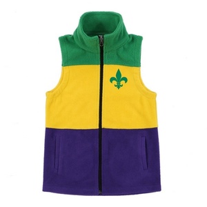 Logo personnalisé Mardi Gras Fleece Vest pour Mardi Gras Apparel - Product Image 4