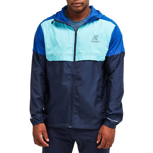 Breathable Hooded Canvas <b>Men</b> Windbreaker <b>Jacket</b> Casual Winter Eco-Friendly <b>Lightweight</b> Front Logo in Reasonable Price - Product Image 1