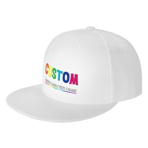 หมวกแก๊ปแบบ snapback 6 แผง สีขาว ปักโลโก้รุ้งด้านหน้า ปรับขนาดได้ ใช้ได้ทั้งชายและหญิง ทำจากผ้าฝ้าย สไตล์ลำลอง - Product Image 2
