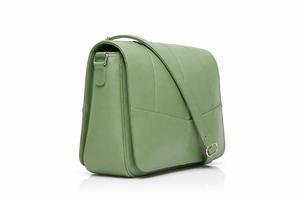 Modern Minimalist PU Genuine Leather <b>Green</b> Shoulder Crossbody <b>purse</b> for Women - Product Image 3