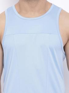 เสื้อกล้ามผู้ชายแบบลำลองน้ำหนักเบา ทนทาน เป็นมิตรกับสิ่งแวดล้อม แห้งเร็ว ระบายอากาศได้ดี ผลิตจากผ้าสแปนเด็กซ์/คอตตอน/โพลีเอสเตอร์ ปรับแต่งสี/โลโก้ได้ - Product Image 2