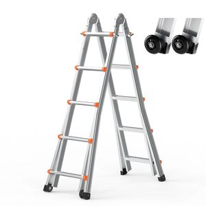 Scala Telescopica in Alluminio da 28 Piedi, Compatta, Multifunzione, Portatile e Pieghevole per Camper - Product Image 1