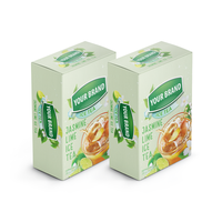 Oem Groothandel Fruitpoeder Drink Instant Gezellige Thee 15 Gram Per Sachet Vietnam Thee Mix Gezondheidsdranken Aardbei Ijsthee