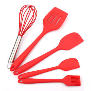 5 PCS Silicon Series 700g Silicone Kitchen Cooking Tool Set - Product Image 1