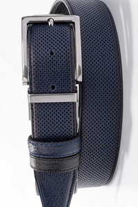 Cinturón de Golf Elástico Perforado de Cuero Genuino para Hombre con Logotipo Personalizado de Alta Calidad, Venta al por Mayor OEM, Hebilla de Aleación de Estilo Formal - Product Image 4