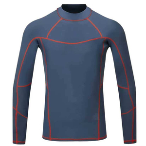 เสื้อแรชการ์ดแขนยาวป้องกันรังสียูวีสำหรับผู้ชายแบบ OEM สั่งทำพิเศษสำหรับเล่นเซิร์ฟและว่ายน้ำ - Product Image 3