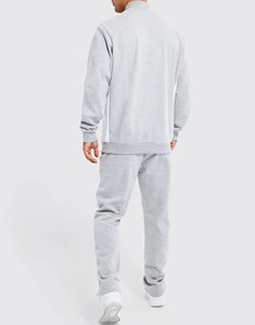 Conjunto Deportivo de Invierno para Hombre, Personalizado al por Mayor, 100% Algodón, con Cierre de Cremallera, Sudadera con Franja Lateral, Modelo 2027 - Product Image 2