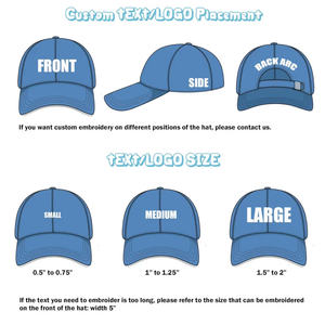 Fabricante de sombreros de Vietnam, sombreros de papá con logotipo personalizado, tela de algodón en blanco, gorras de béisbol de 6 paneles, ala curva para mujeres y hombres - Product Image 6