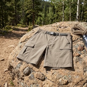 Shorts Cargo Athlétiques Décontractés Respirants pour Hommes à Taille Mi-Haute avec Poches, Idéaux pour la Gym et l'Extérieur - Meilleure Vente - Product Image 4