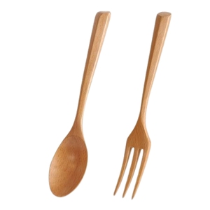 Lot de couverts en bois personnalisés en gros pour usine : bols ronds profonds et cuillères à soupe à long manche pour la cuisine et la table, idéal pour la maison et les cadeaux. - Product Image 3