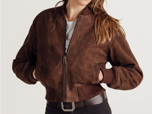 Blouson Bomber en Cuir Souple Café Racer pour Femme SBEA IMPEX, Fermeture Éclair, Imperméable et Doublure en Fausse Fourrure Écologique, Service OEM - Product Image 3