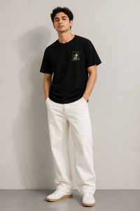 Camiseta Extra Grande de Primera Calidad, 290 GSM, Tejido de Algodón, Impresión Personalizada, Estilo Urbano, Unisex, Fabricante OEM ODM, RTS - Product Image 3