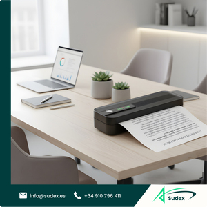 Sudex XL-P801X Compact Wireless Thermal <b>Printer</b> <b>A4</b> Rechargeable Mini <b>Printer</b> for Mobile Office and Study Use - Product Image 1