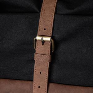 Sac à dos en toile et cuir de haute qualité, sac de voyage simple pour ordinateur portable, vente en gros, directement de l'usine OEM LCB-0094 - Product Image 6